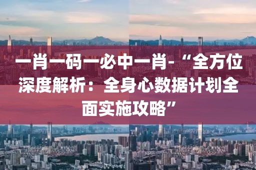 一肖一码一必中一肖-“全方位深度解析：全身心数据计划全面实施攻略”