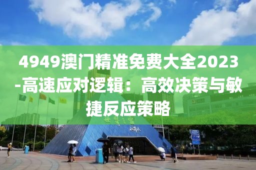 4949澳门精准免费大全2023-高速应对逻辑：高效决策与敏捷反应策略