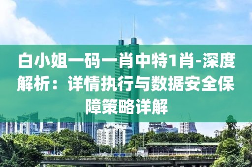 白小姐一码一肖中特1肖-深度解析：详情执行与数据安全保障策略详解