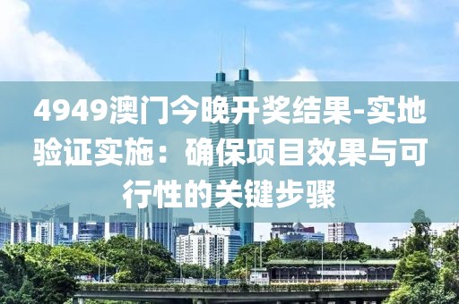 4949澳门今晚开奖结果-实地验证实施：确保项目效果与可行性的关键步骤