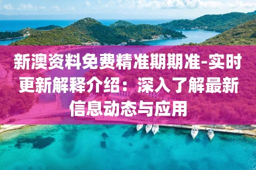 新澳资料免费精准期期准-实时更新解释介绍：深入了解最新信息动态与应用