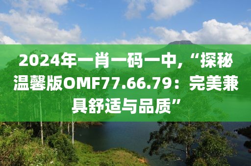 2024年一肖一码一中,“探秘温馨版OMF77.66.79：完美兼具舒适与品质”