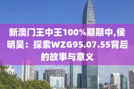 新澳门王中王100%期期中,侯明昊：探索WZG95.07.55背后的故事与意义