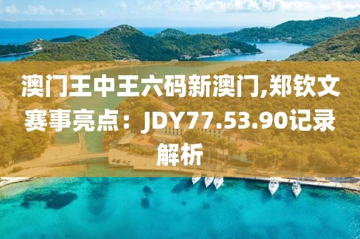 澳门王中王六码新澳门,郑钦文赛事亮点：JDY77.53.90记录解析