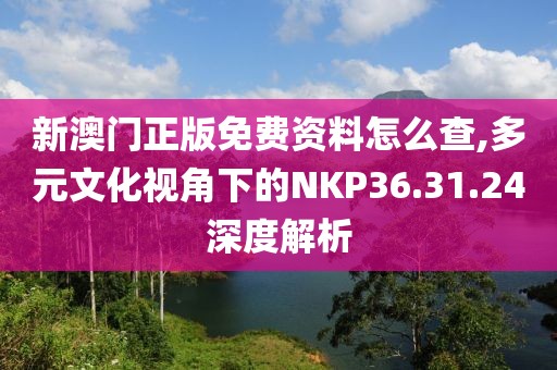 新澳门正版免费资料怎么查,多元文化视角下的NKP36.31.24深度解析