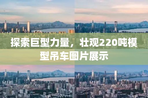 探索巨型力量，壮观220吨模型吊车图片展示