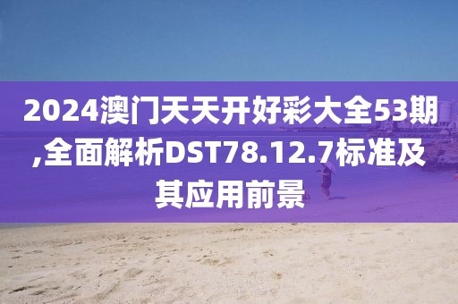 2024澳门天天开好彩大全53期,全面解析DST78.12.7标准及其应用前景