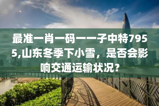 最准一肖一码一一子中特7955,山东冬季下小雪，是否会影响交通运输状况？