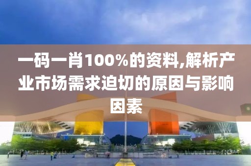 一码一肖100%的资料,解析产业市场需求迫切的原因与影响因素