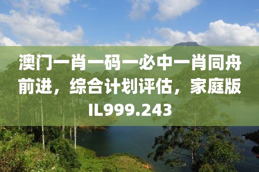 澳门一肖一码一必中一肖同舟前进，综合计划评估，家庭版IL999.243