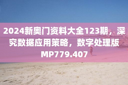 2024新奥门资料大全123期，深究数据应用策略，数字处理版MP779.407