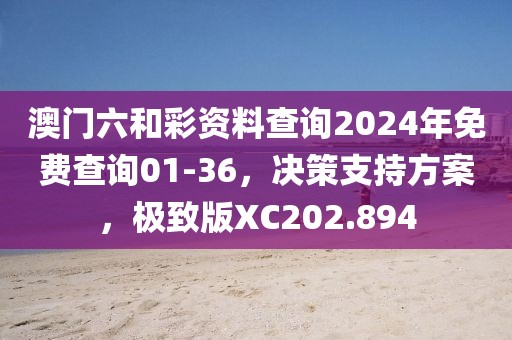 澳门六和彩资料查询2024年免费查询01-36，决策支持方案，极致版XC202.894