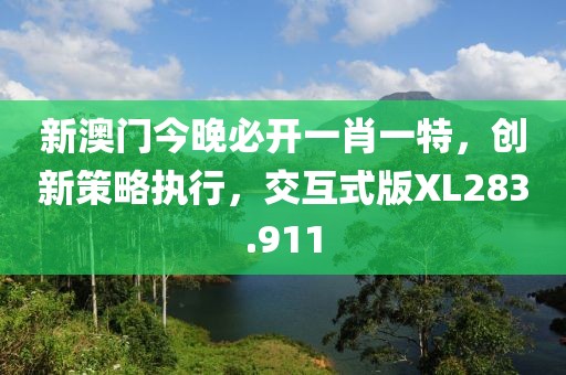 新澳门今晚必开一肖一特，创新策略执行，交互式版XL283.911