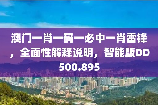 澳门一肖一码一必中一肖雷锋，全面性解释说明，智能版DD500.895