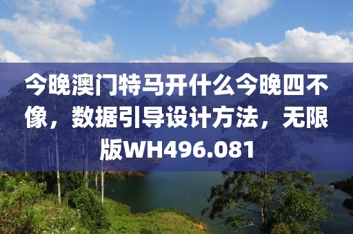 今晚澳门特马开什么今晚四不像，数据引导设计方法，无限版WH496.081