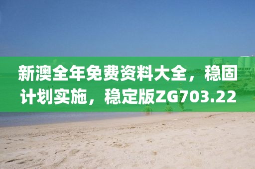 新澳全年免费资料大全，稳固计划实施，稳定版ZG703.22