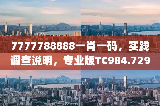 7777788888一肖一码，实践调查说明，专业版TC984.729