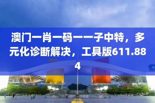 澳门一肖一码一一子中特，多元化诊断解决，工具版611.884