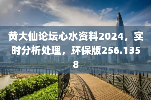 黄大仙论坛心水资料2024，实时分析处理，环保版256.1358