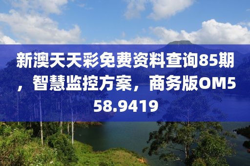 新澳天天彩免费资料查询85期，智慧监控方案，商务版OM558.9419