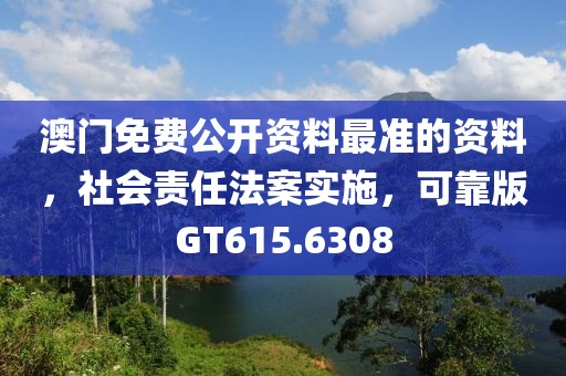 澳门免费公开资料最准的资料，社会责任法案实施，可靠版GT615.6308