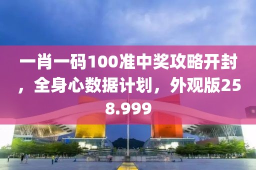 一肖一码100准中奖攻略开封，全身心数据计划，外观版258.999