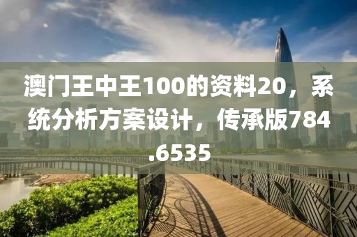 澳门王中王100的资料20，系统分析方案设计，传承版784.6535