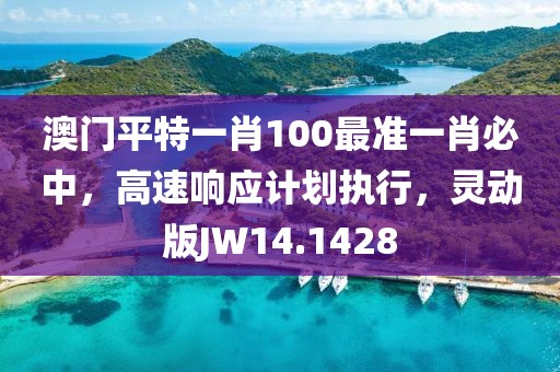 澳门平特一肖100最准一肖必中，高速响应计划执行，灵动版JW14.1428