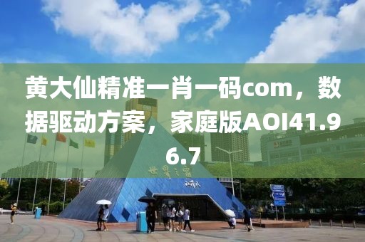 黄大仙精准一肖一码com，数据驱动方案，家庭版AOI41.96.7