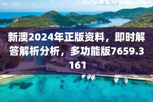 新澳2024年正版资料，即时解答解析分析，多功能版7659.3161