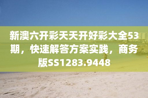 新澳六开彩天天开好彩大全53期，快速解答方案实践，商务版SS1283.9448