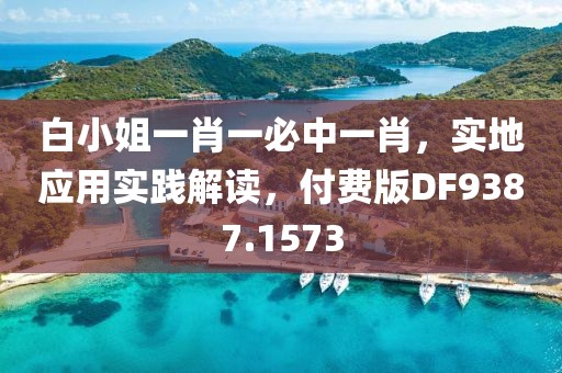 白小姐一肖一必中一肖，实地应用实践解读，付费版DF9387.1573