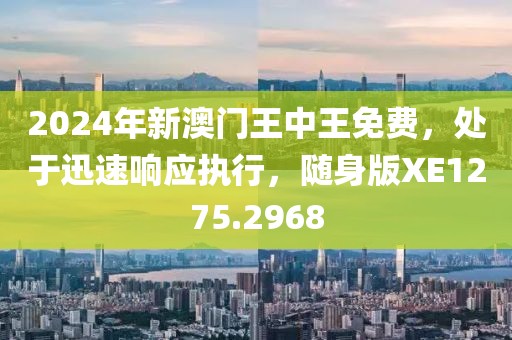 2024年新澳门王中王免费，处于迅速响应执行，随身版XE1275.2968