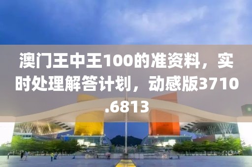 澳门王中王100的准资料，实时处理解答计划，动感版3710.6813