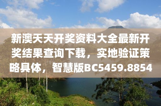 新澳天天开奖资料大全最新开奖结果查询下载，实地验证策略具体，智慧版BC5459.8854