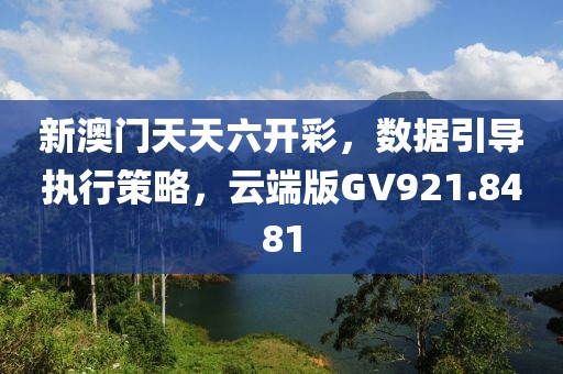 新澳门天天六开彩，数据引导执行策略，云端版GV921.8481