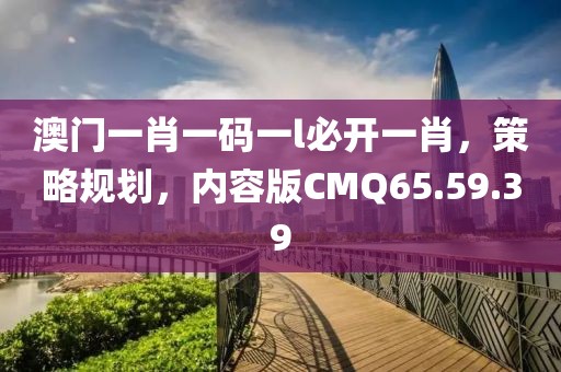 澳门一肖一码一l必开一肖，策略规划，内容版CMQ65.59.39