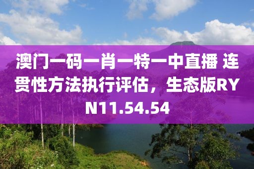 澳门一码一肖一特一中直播 连贯性方法执行评估，生态版RYN11.54.54