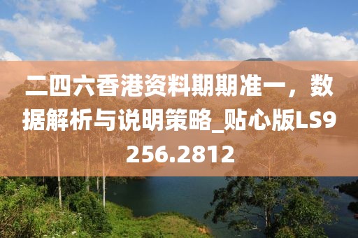 二四六香港资料期期准一，数据解析与说明策略_贴心版LS9256.2812