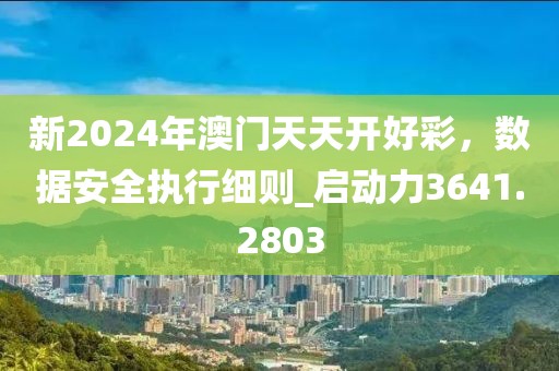 新2024年澳门天天开好彩，数据安全执行细则_启动力3641.2803