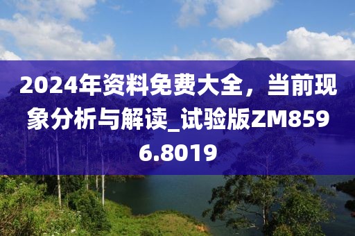 2024年资料免费大全，当前现象分析与解读_试验版ZM8596.8019