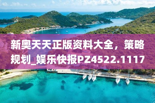 新奥天天正版资料大全，策略规划_娱乐快报PZ4522.1117