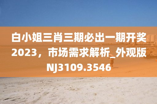 白小姐三肖三期必出一期开奖2023，市场需求解析_外观版NJ3109.3546