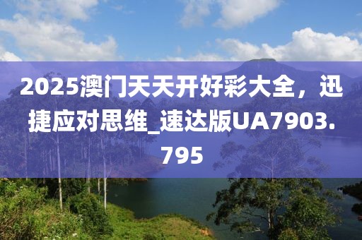 2025澳门天天开好彩大全，迅捷应对思维_速达版UA7903.795