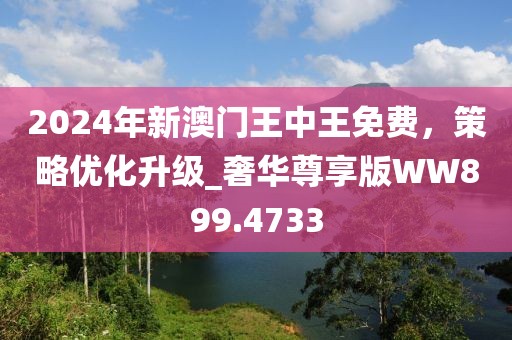 2024年新澳门王中王免费，策略优化升级_奢华尊享版WW899.4733