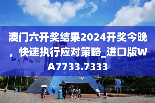 澳门六开奖结果2024开奖今晚，快速执行应对策略_进口版WA7733.7333