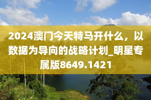 2024澳门今天特马开什么，以数据为导向的战略计划_明星专属版8649.1421