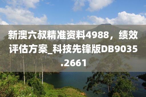 新澳六叔精准资料4988，绩效评估方案_科技先锋版DB9035.2661