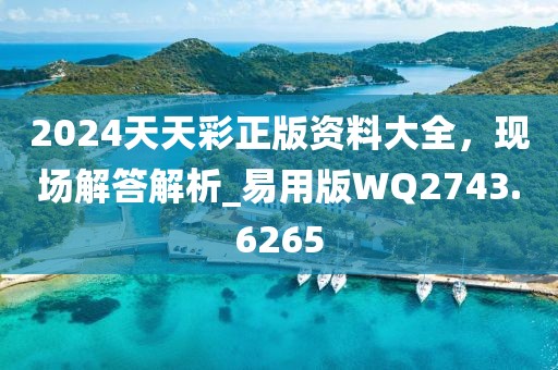 2024天天彩正版资料大全，现场解答解析_易用版WQ2743.6265