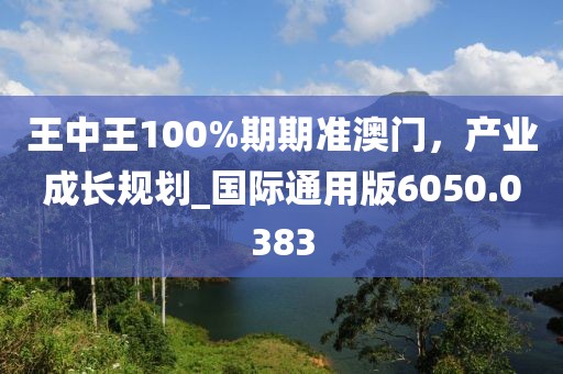 王中王100%期期准澳门，产业成长规划_国际通用版6050.0383